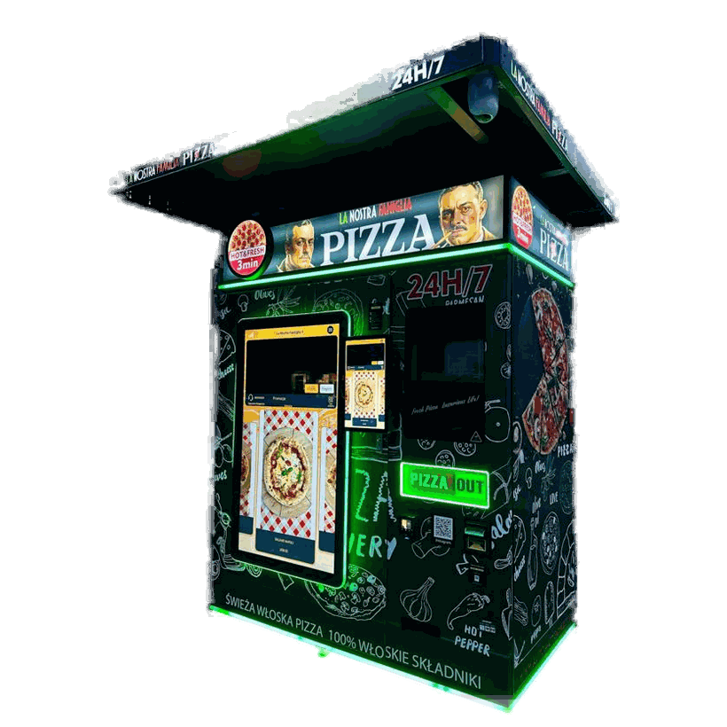 Automat de pizza — noaptea